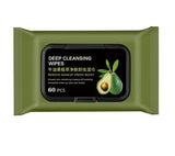 GK Avocado Makeup Remover Wipes (60 Pcs)
