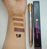 GK 4 IN 1 EYEBROW PENCIL - 4 COLOUR VARIANTS