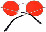 GK Unisex Red Silver Round Sunglass
