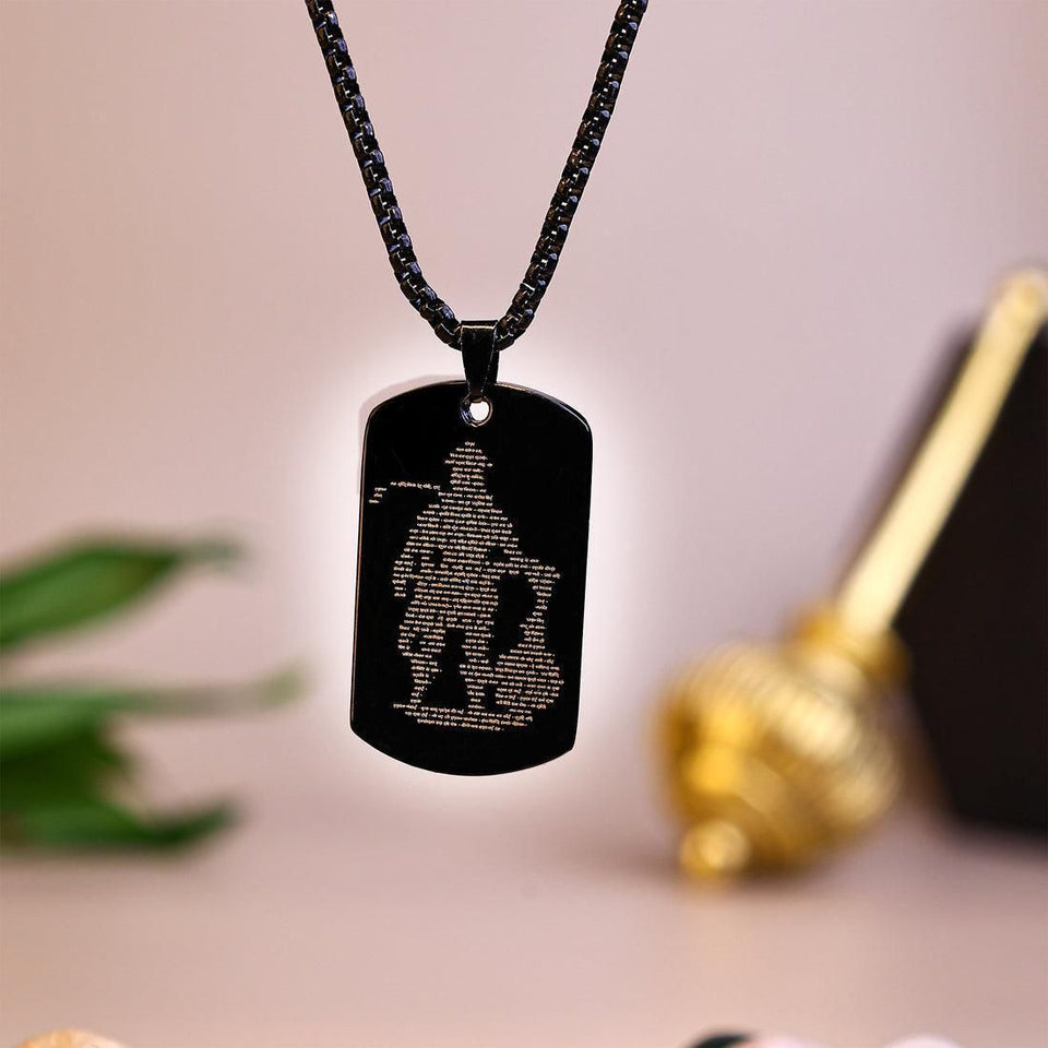 GK Hanuman Chalisha Pendant with Chain