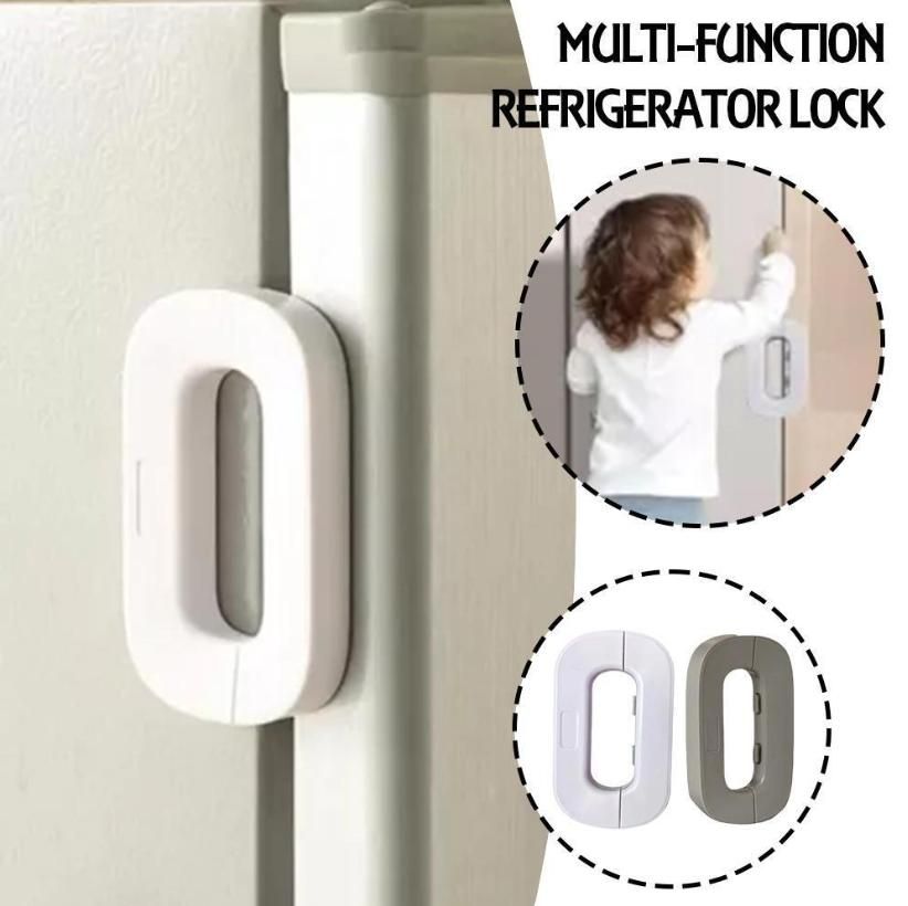 GK Refrigerator Lock l Cabinet Locks with Strong Adhesive