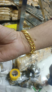 GK Gold Cuban Bracelet Men