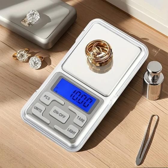 GK Pocket-Sized Digital Weight Scale with Auto Calibration