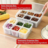 GK Food Storage Container with Lid and 6 Dividers