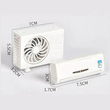 GK Miniature AC design Solar-Powered Car Air freshener Diffuser