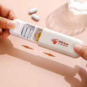 GK Small Pill Organizer Box with Three Compartments