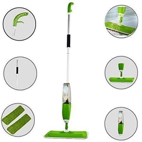 GK 360-Degree Spray Mop with Microfiber for Wet and Dry Cleaning