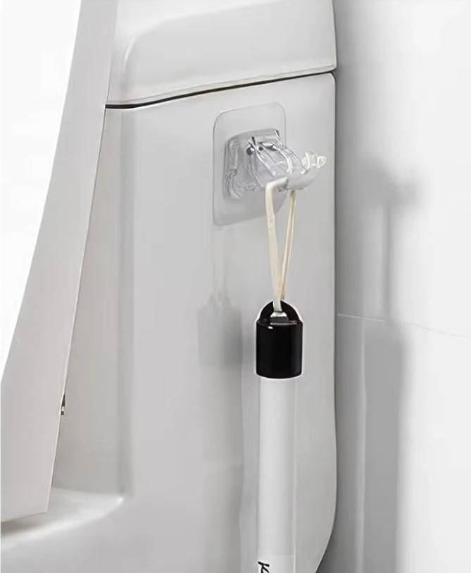 GK Self-Adhesive Rod Clips and Hooks - Pack of 6