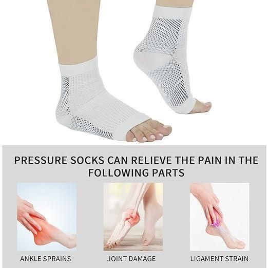 GK Unisex Neuropathy Socks for Relief from Swollen Feet and Ankles