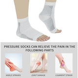 GK Unisex Neuropathy Socks for Relief from Swollen Feet and Ankles