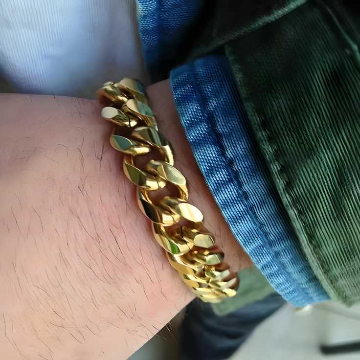 GK Gold Cuban Bracelet Men