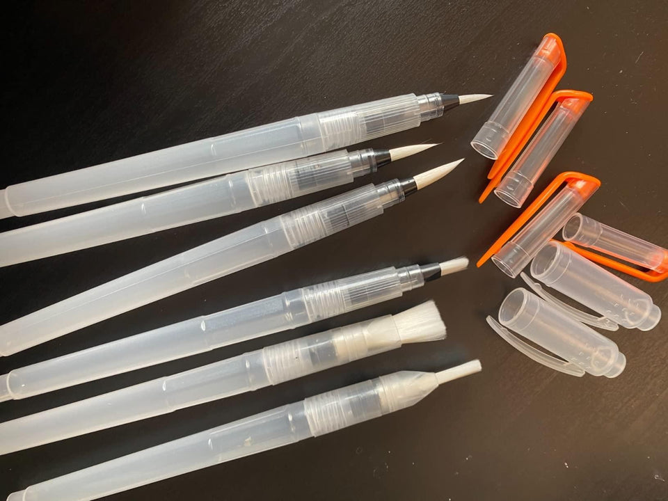 GK Watercolour Tank Brush Set of 6