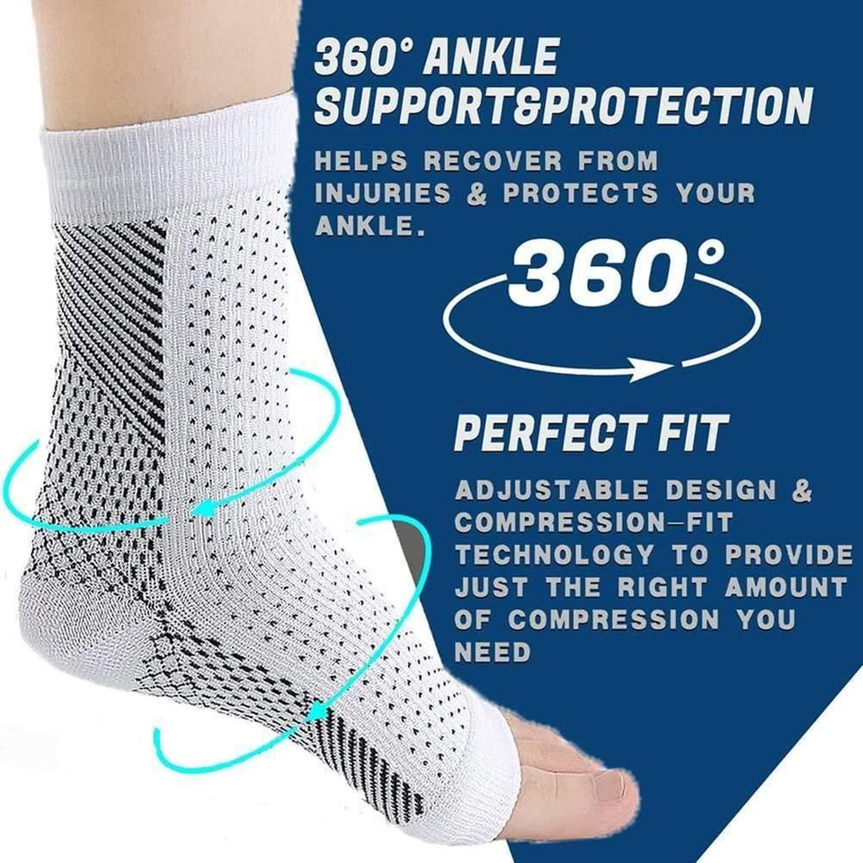GK Unisex Neuropathy Socks for Relief from Swollen Feet and Ankles