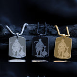 GK Hanuman Chalisha Pendant with Chain