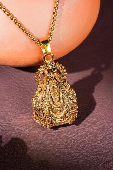 Mahadev Shivling Pendant with Chain