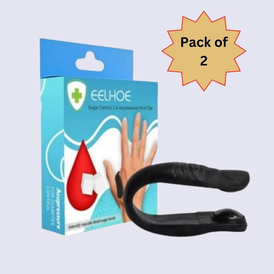 GK Sugar Control LI4 Acupressure Point Clip (Pack of 2)