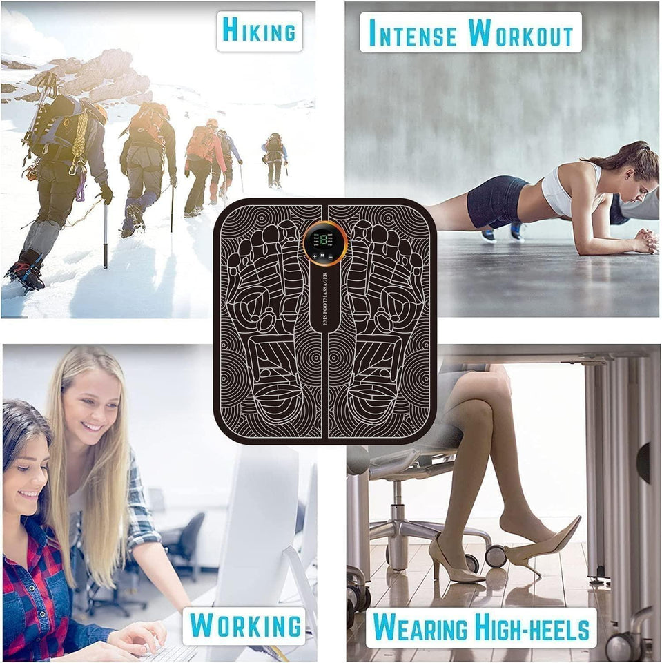 GK Vibrating EMS Electric Foot Massager Pad
