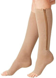 GK Unisex Medical Zipper Compression Socks (Pair of 1)