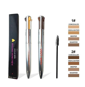 GK 4 IN 1 EYEBROW PENCIL - 4 COLOUR VARIANTS