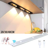 GK USB Rechargeable LED PIR Motion Sensor Cabinet Light