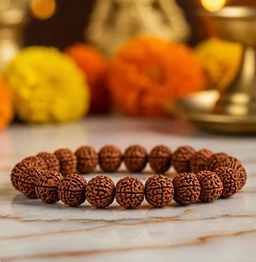 GK 7 Mukhi Rudraksha Bracelet