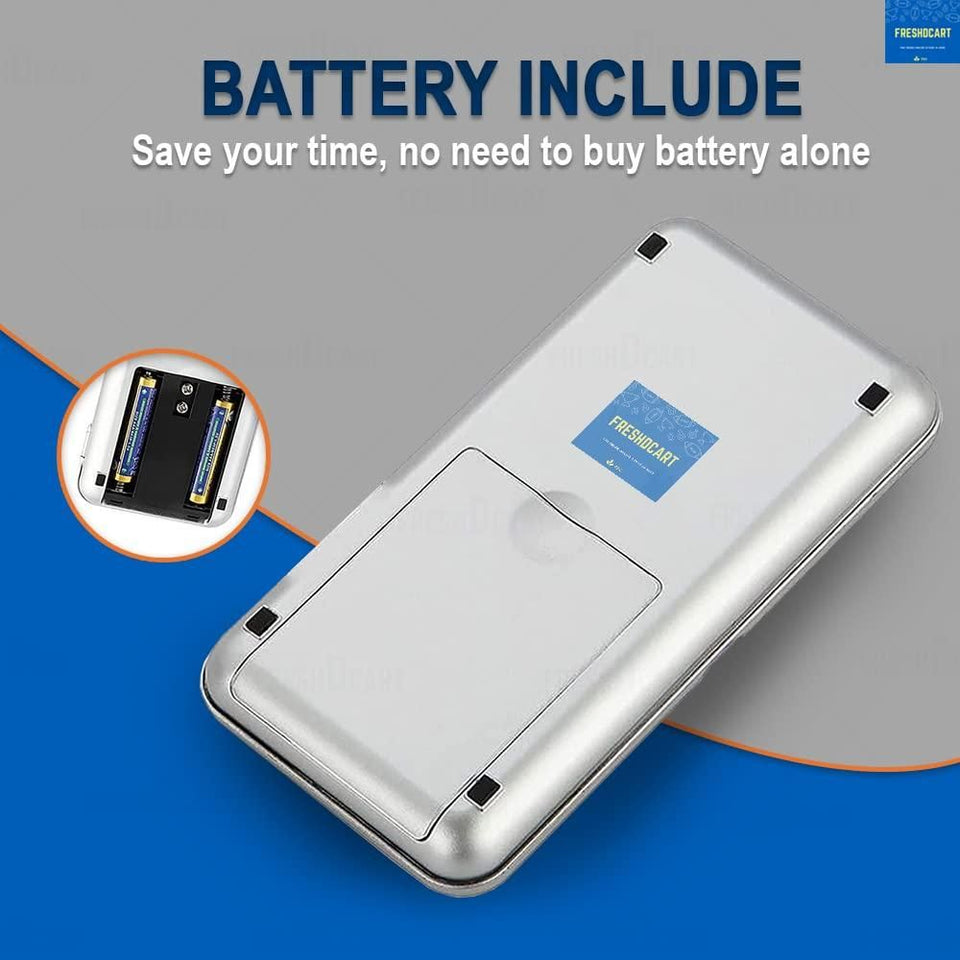 GK Pocket-Sized Digital Weight Scale with Auto Calibration